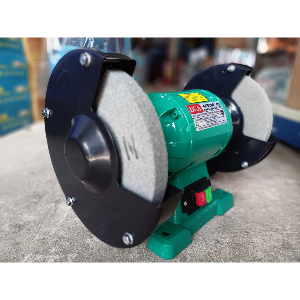 Máy mài bàn 200mm DCA - ASE200 máy mài 2 đá  công suất 370W điện áp 220V hàng chính hãng phân phối bởi TPC