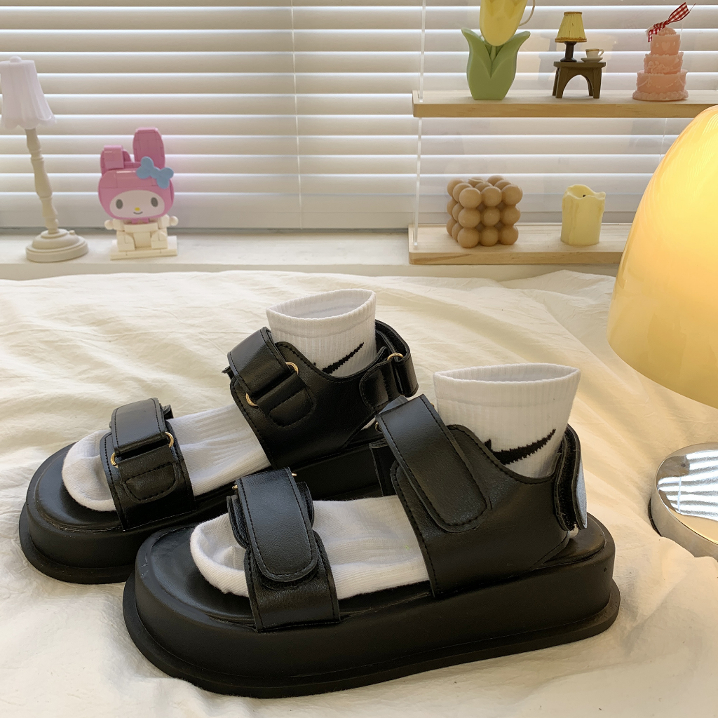 Sandal quai ngang 2022 LOẠI 1  dép quai hậu đi học phong cách ulzzang Kichi Shoes mã Q22