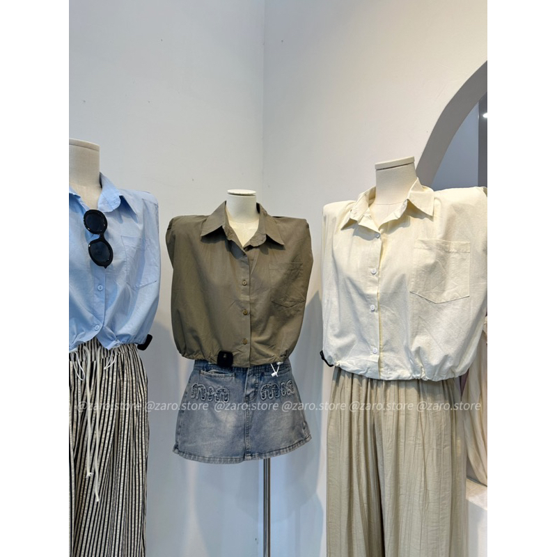 Sơ mi tay hến new