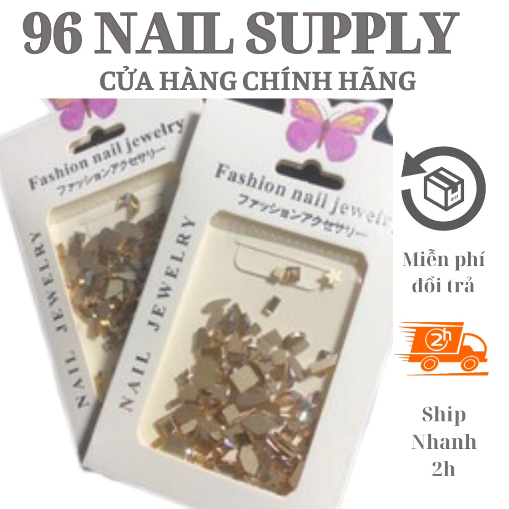 Đá Chân Bằng Mix Mẫu 100 Viên - Đá Khối Chân Bằng Siêu Sáng Siêu Bền