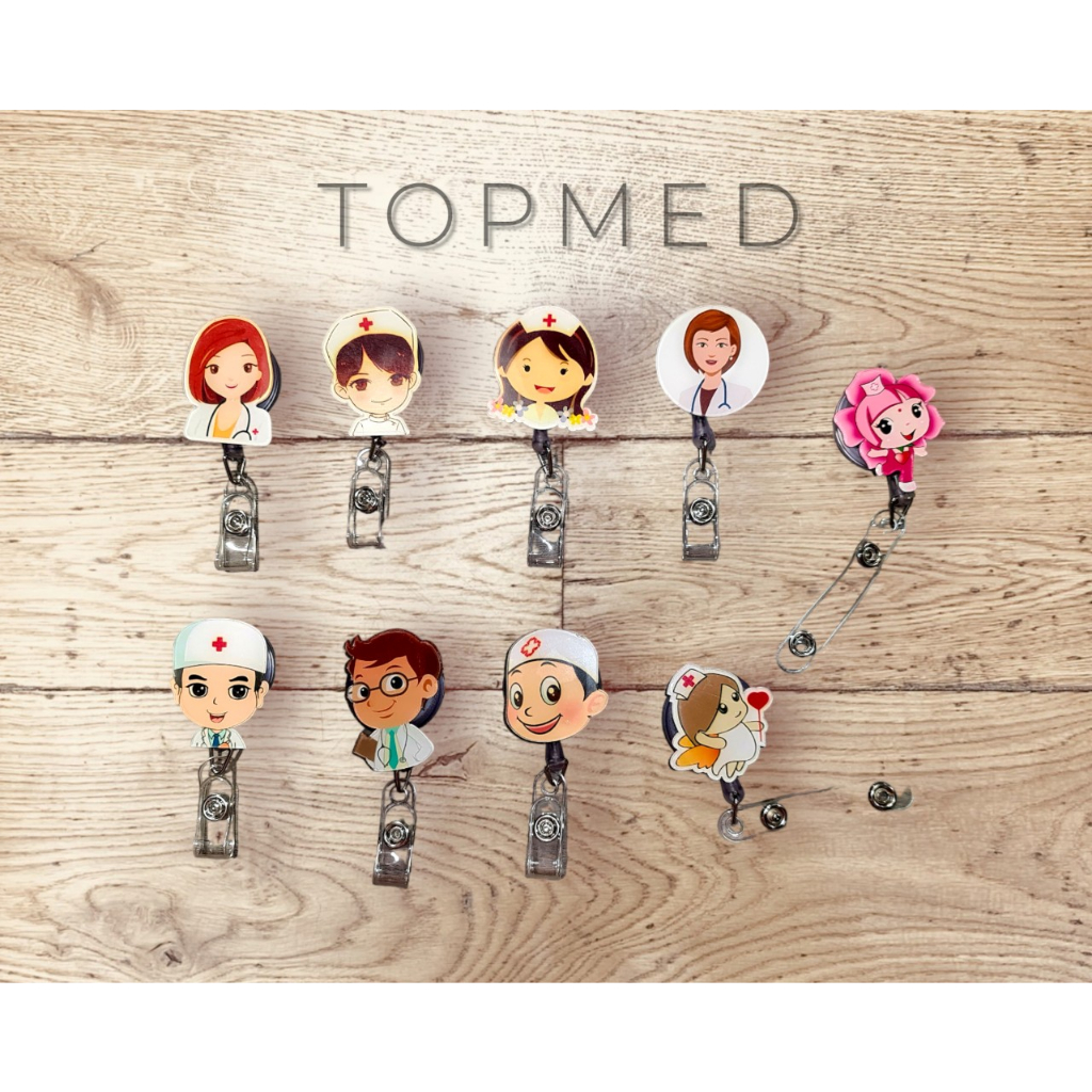 Thẻ đeo tên nhân viên y tế/ sinh viên y khoa.