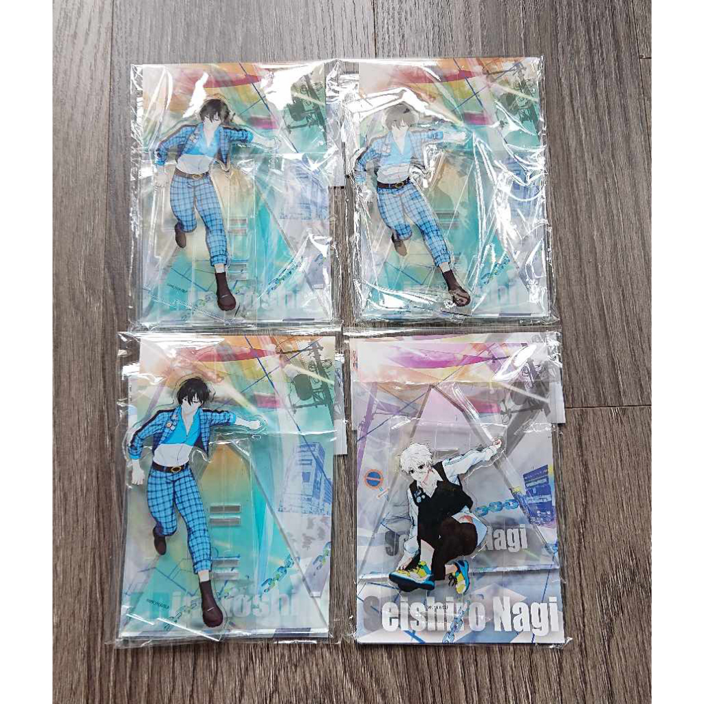 [Coctai][Sẵn] Standee Tượng Mica Blue Lock ver Bun Cafe