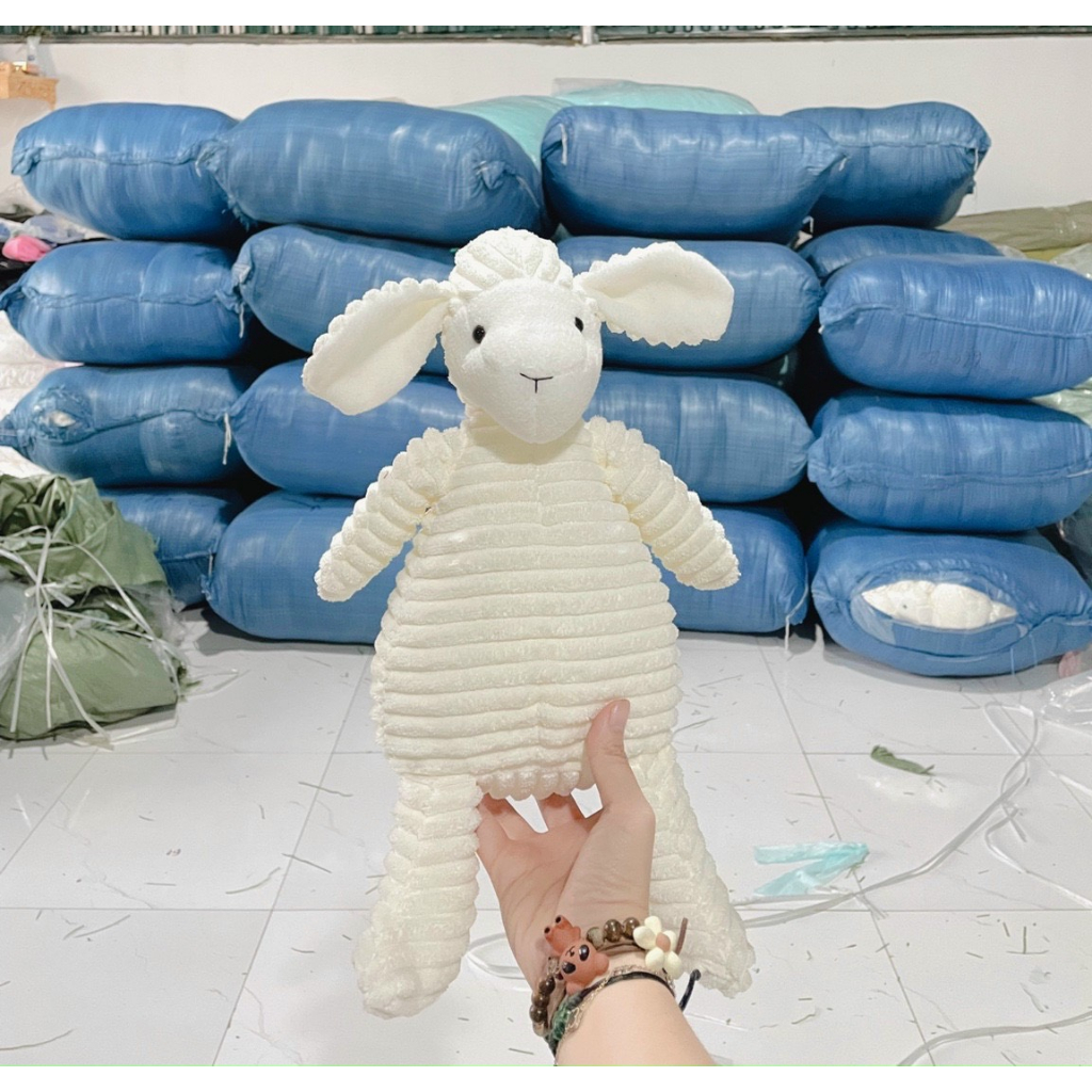 Thú bông cừu trắng đáng yêu cho bé