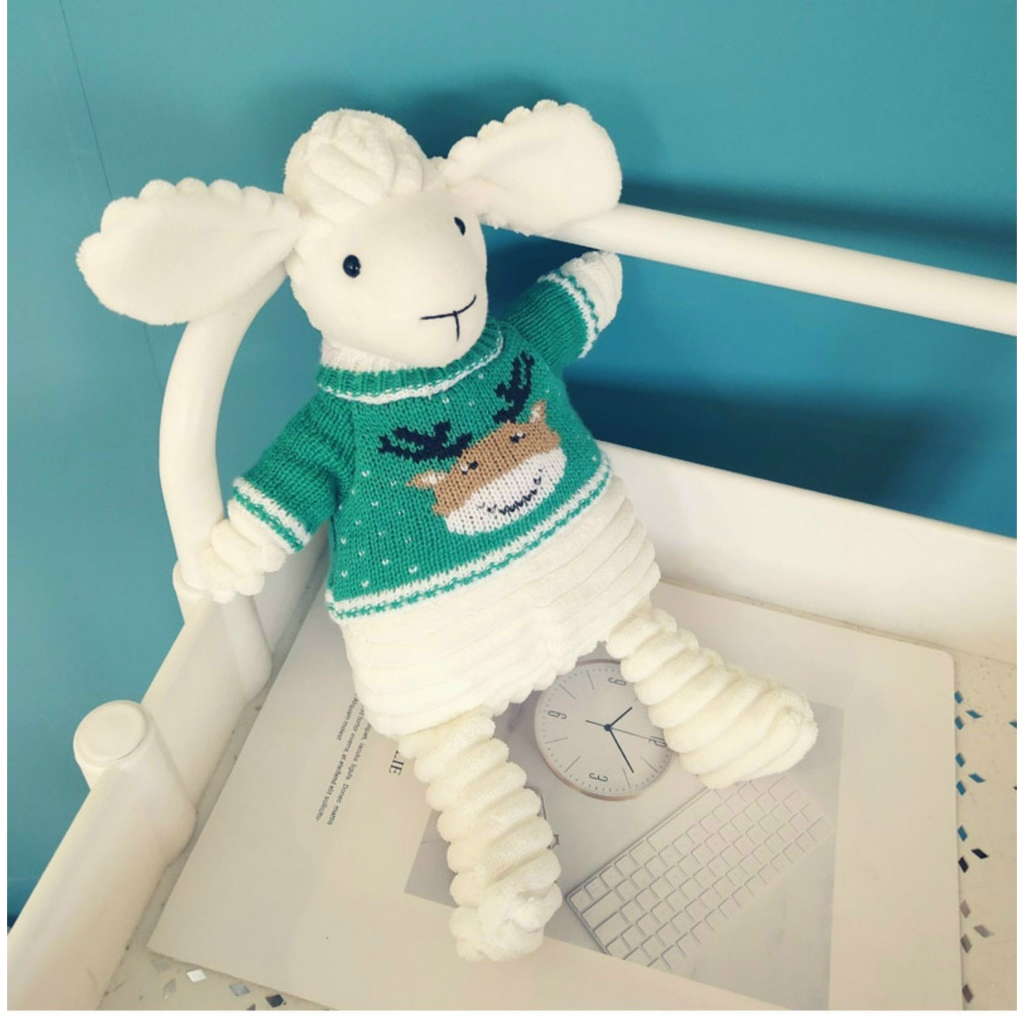 Thú bông cừu trắng đáng yêu cho bé