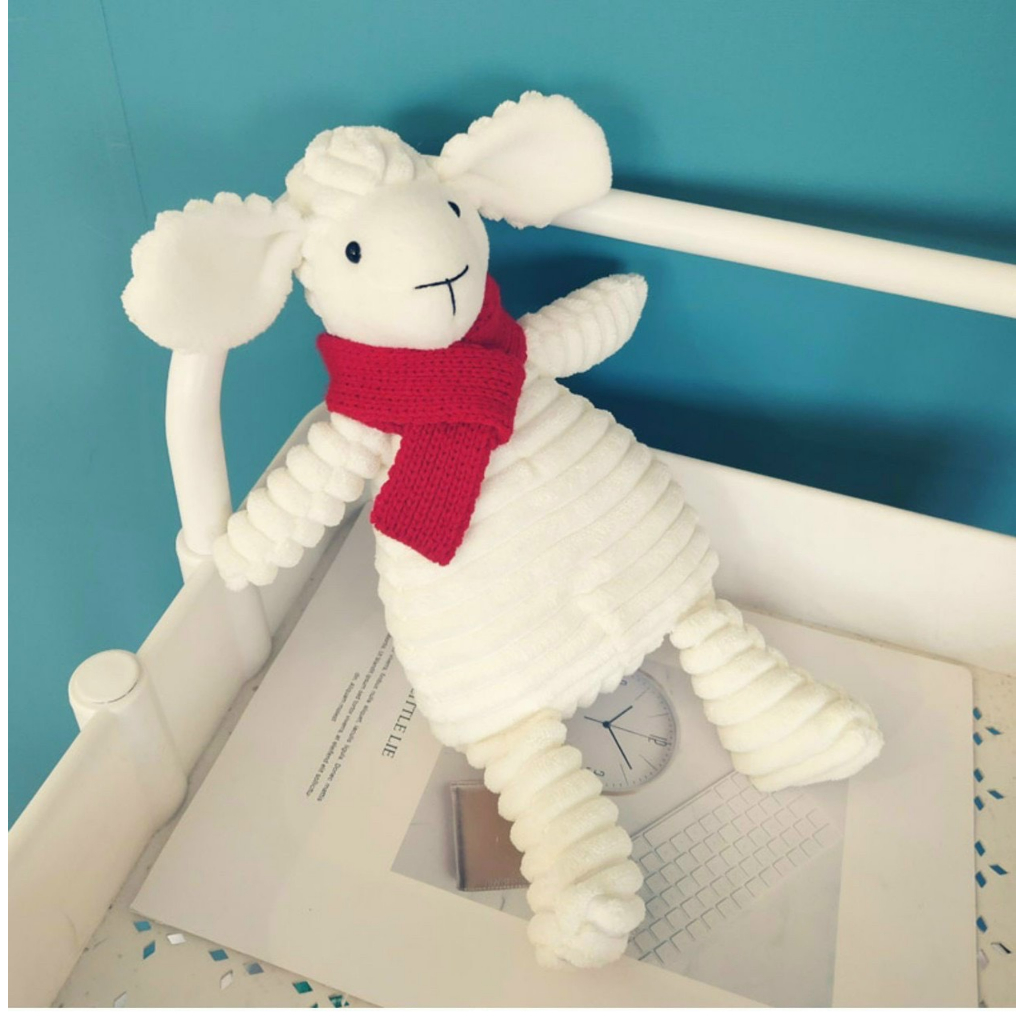 Thú bông cừu trắng đáng yêu cho bé