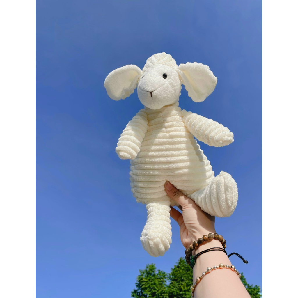 Thú bông cừu trắng đáng yêu cho bé