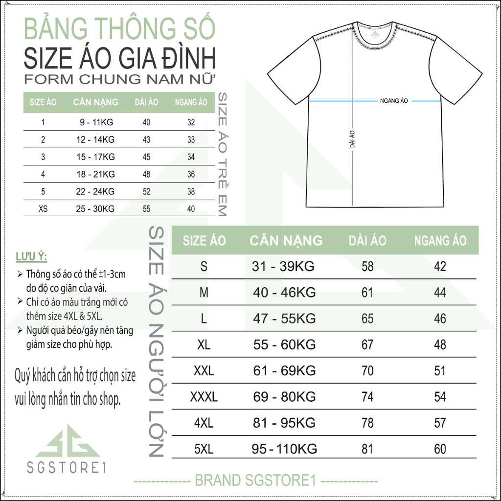 Áo thun gia đình đồng phục độc lạ mẫu Family Fun màu trắng thun cotton dày dặn GD297T | SGSTORE1