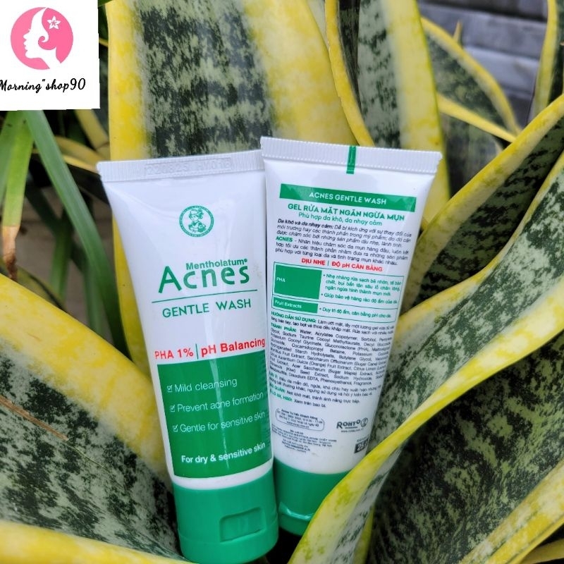 25g- sữa rửa mặt Acnes Genta Ngừa Mụn sạch sâu và bã nhờn