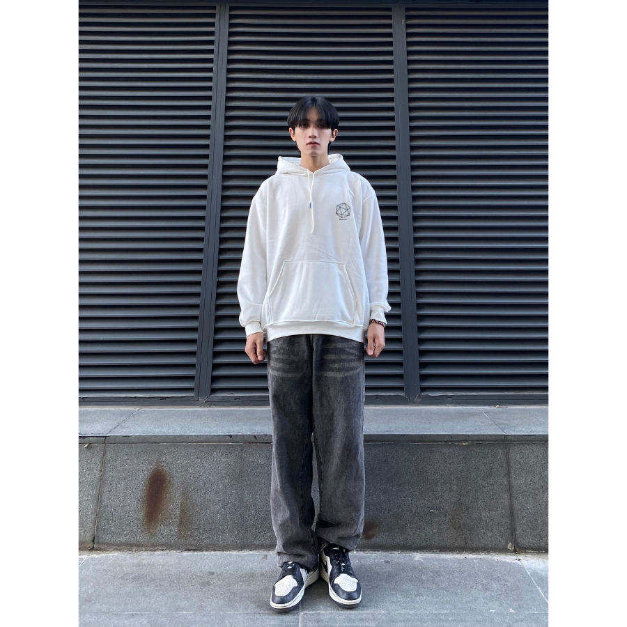 Áo hoodie nỉ bông Monster X Street Lục Lăng nam nữ form rộng thu đông Local Brand