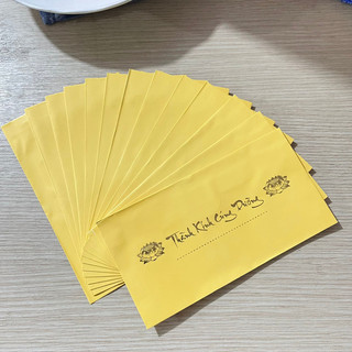 Bao thư Thành Kính Cúng Dường màu Vàng