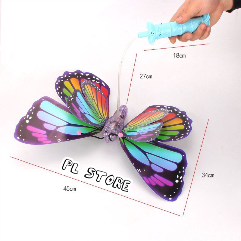 Đèn lồng cánh bướm tự động vẫy cánh có nhạc và đèn đồ chơi cho bé