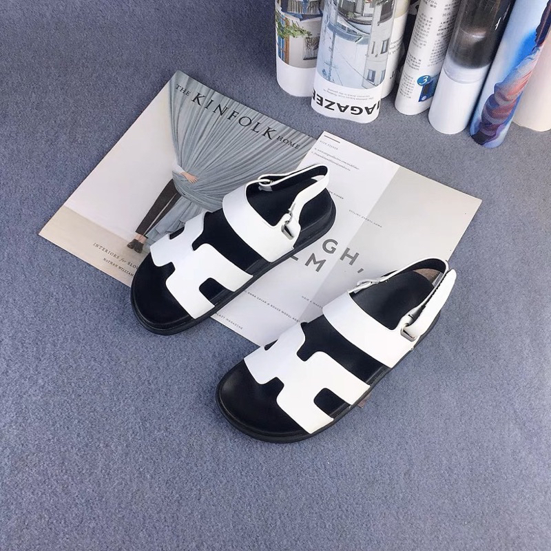Dép sandan nữ quai hậu mùa hè 2024 thời trang H