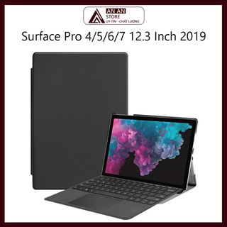 Bao da cover cho máy tính bảng microsoft surface pro 4 /5 / 6 / 7 12.3 inch 2019 hỗ trợ smart cover