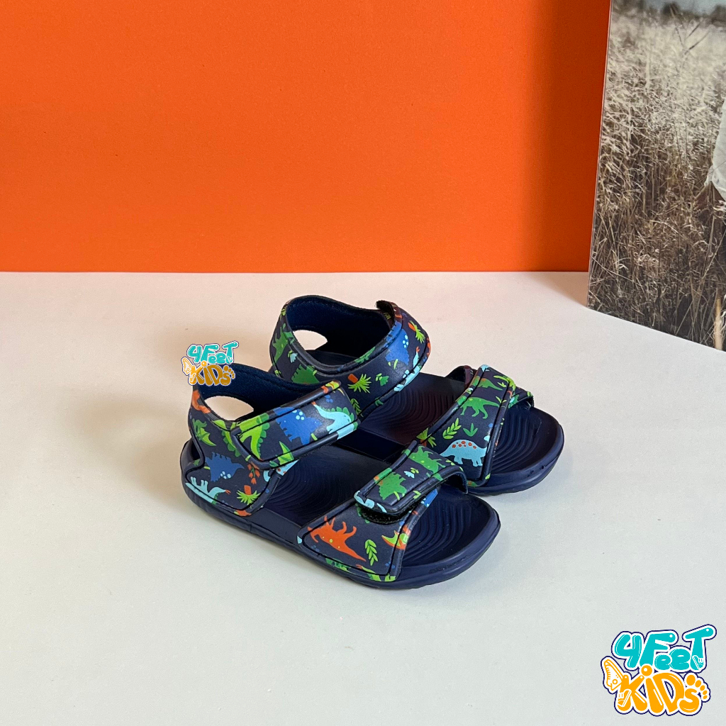 Sandal Xốp Siêu Nhẹ Hoạ Tiết Khủng Long Cực HOt Cho Bé Tập Đi size 18-25