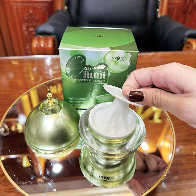 Combo Face Giảm Nám Trắng Tím SON Cosmetic + Cao Bưởi Lớn 20g SON Cosmetic Chính Hãng Tặng Cao Bưởi