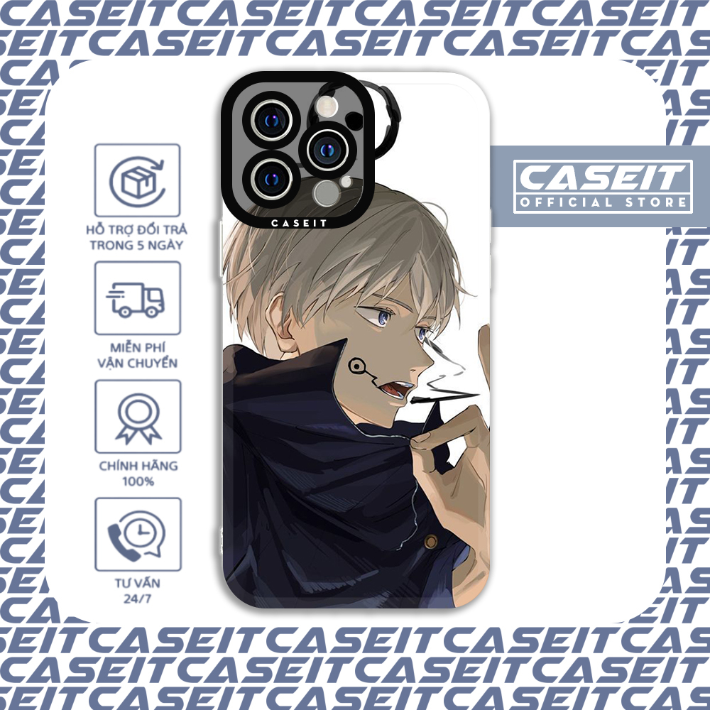Ốp lưng iphone cạnh vuông Caseit Jujutsu Kaisen anime Toge Inumaki 1 8/8plus/x/xs/11/12/13/14/pro/max/plus/promax