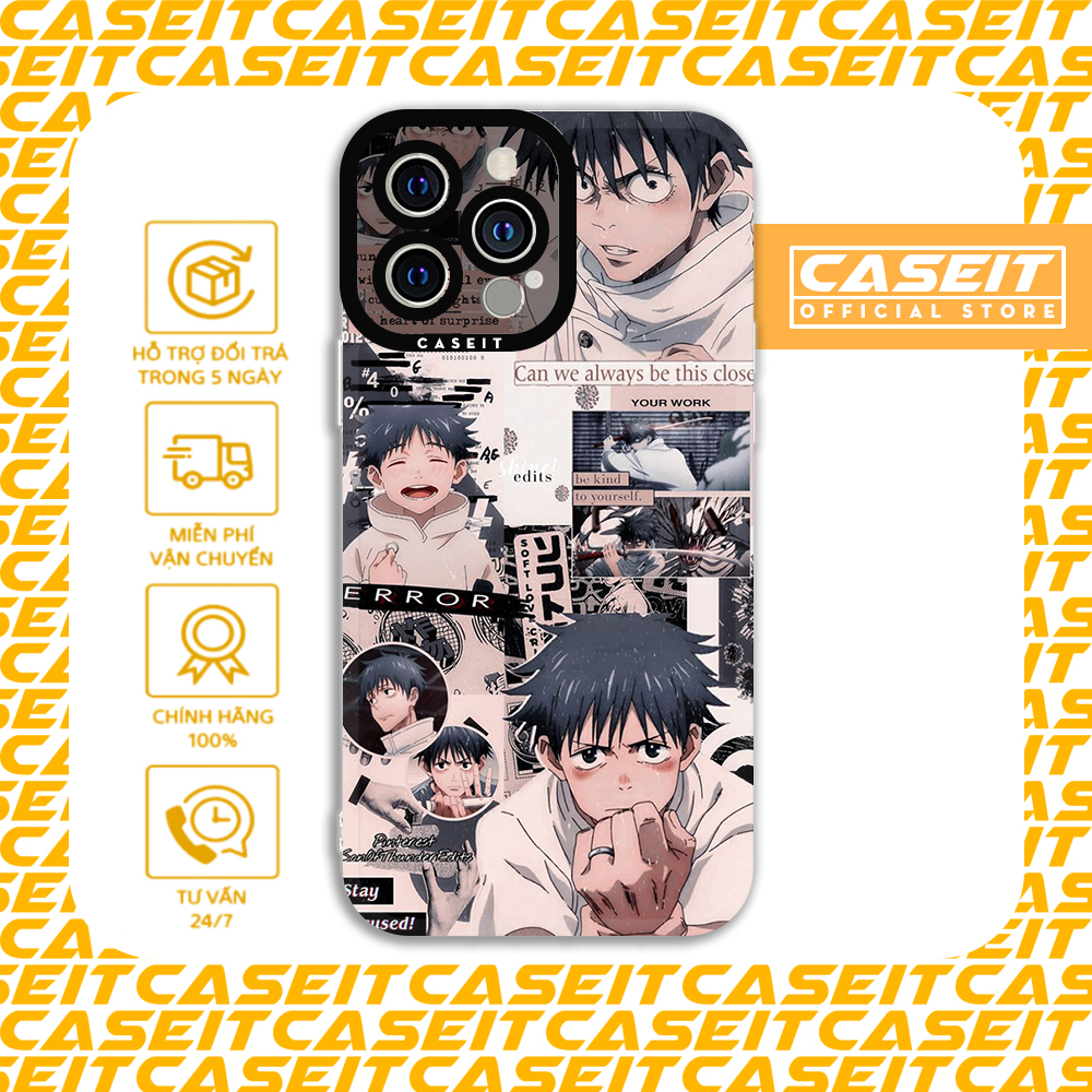 Ốp lưng iphone cạnh vuông Caseit Jujutsu Kaisen Yuta Okkotsu manga Aesthetic 8plus/x/xs/11/12/13/14/pro/max/plus/promax