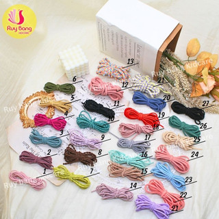 {GIÁ CUỘN 5 MET} Dây buộc tóc met các loại