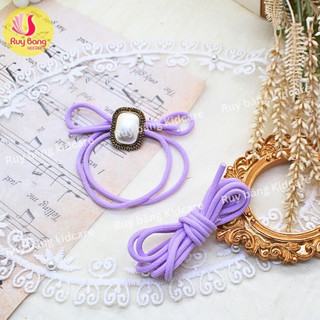 {GIÁ 5 MET} Dây buộc tóc met tròn trơn