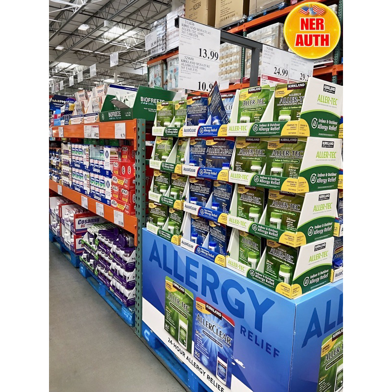 🇺🇸Kirkland Allergy Aller-Tec Indoor & Outdoor Allergies 365v