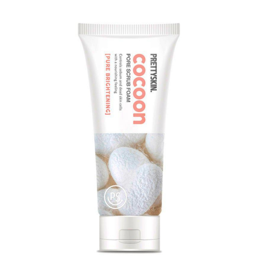 Sữa rửa mặt tẩy da chết Pretty Skin Cocoon Pore Scrub Foam 150ml