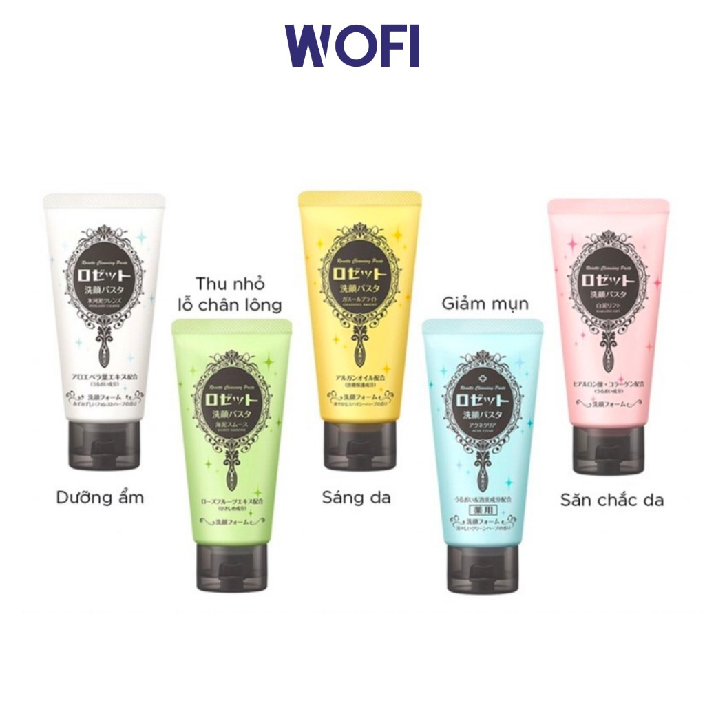 Sữa rửa mặt làm sạch da Rosette Cleasing Paste Nhật Bản 120g