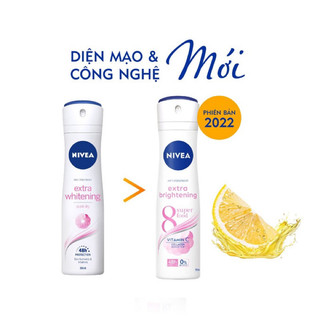 XỊT NGĂN MÙI NIVEA EXTRA BRIGHTENING 150ML