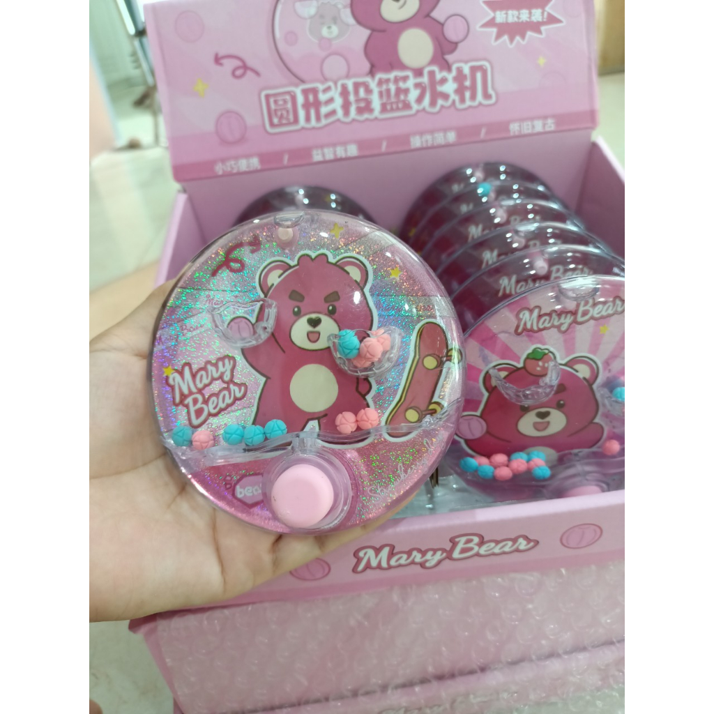 Đồ chơi bắn bóng nước màu hồng dễ thương dành cho bé gái