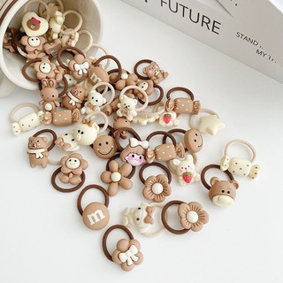 Thun ( Dây) cột tóc đính stick cute cho bé hàng quảng châu