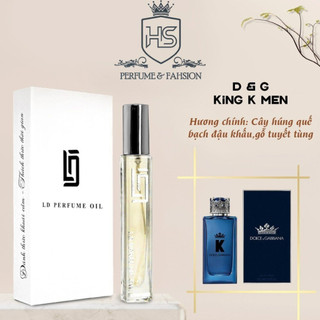 Nước hoa nam pháp d&g king k men cá tính mạnh mẽ nổi bật - tinh dầu thơm ld perfume oil