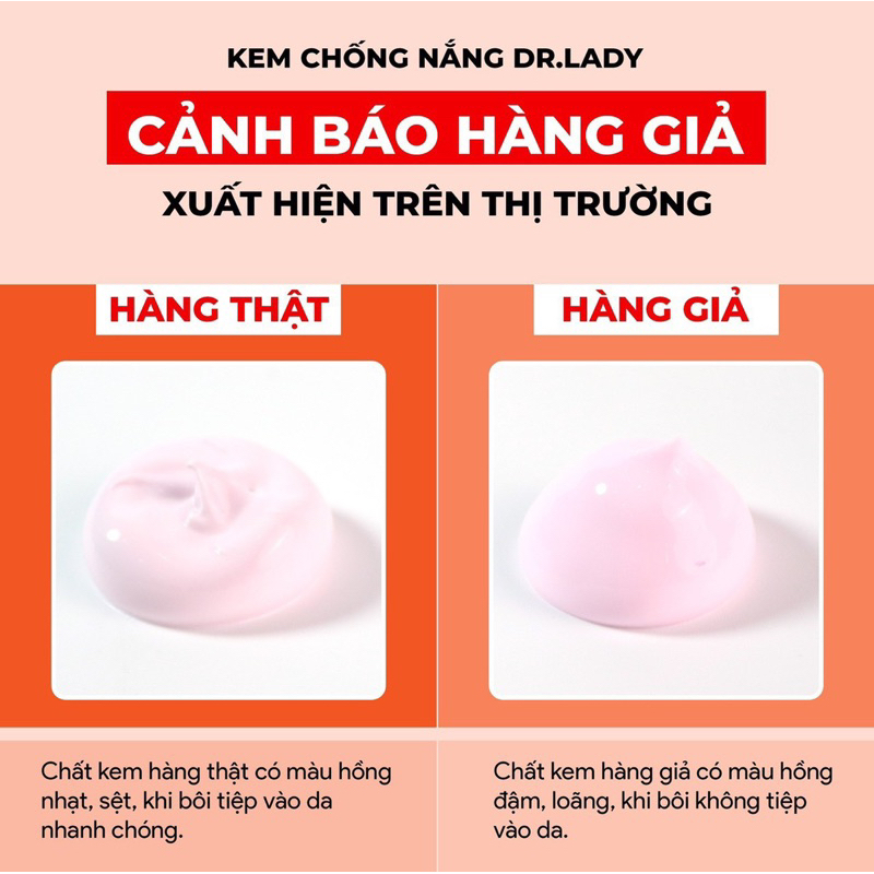 Kem chống nắng Dr Lady Suncream 60ml nâng tone, kiềm dầu