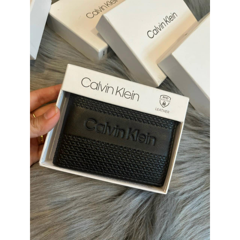 Ví nam Calvin Klein da cực đẹp, siêu xịn Fullbox Mỹ