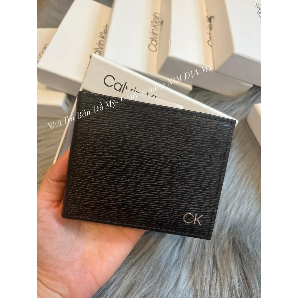 Ví nam Calvin Klein da cực đẹp, siêu xịn Fullbox Mỹ