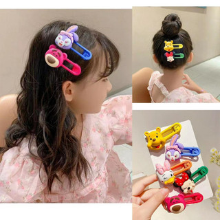 Set 5 kẹp tóc họa tiết mặt thú siêu dễ thương phong cách hàn quốc