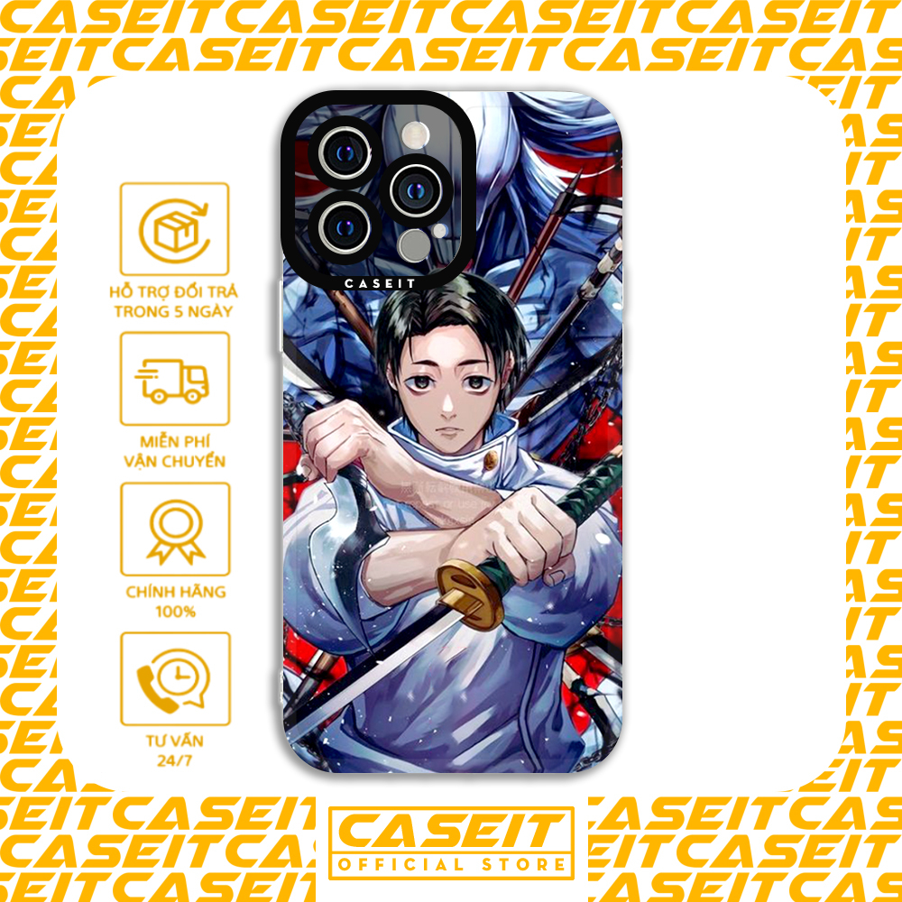 Ốp lưng iphone cạnh vuông Caseit Jujutsu Kaisen Yuta Okkotsu anime Aesthetic 2 plus/x/xs/11/12/13/14/pro/max/plus/promax