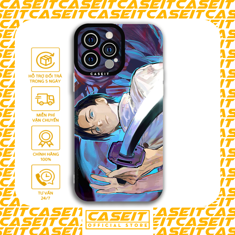 Ốp lưng iphone cạnh vuông Caseit Jujutsu Kaisen Yuta Okkotsu anime Aesthetic 2 plus/x/xs/11/12/13/14/pro/max/plus/promax