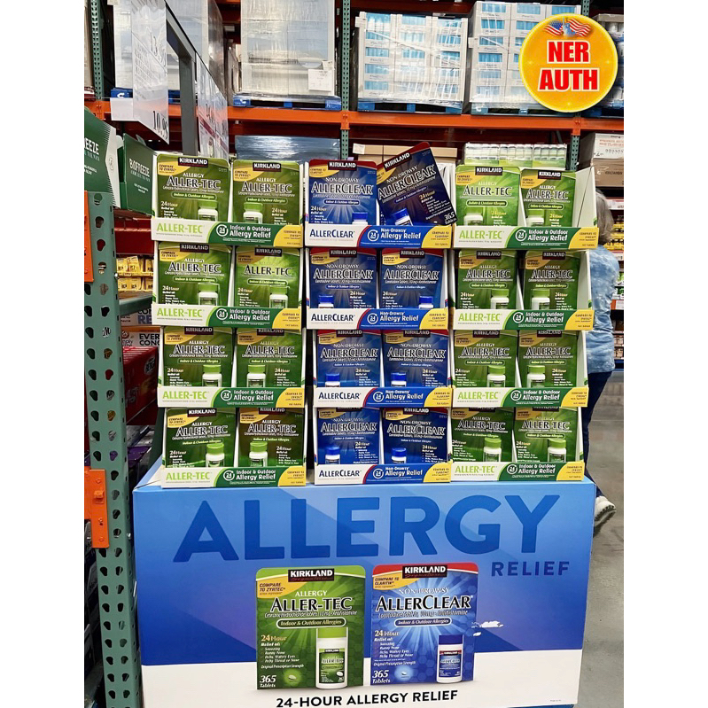 🇺🇸Kirkland Allergy Aller-Tec Indoor & Outdoor Allergies 365v