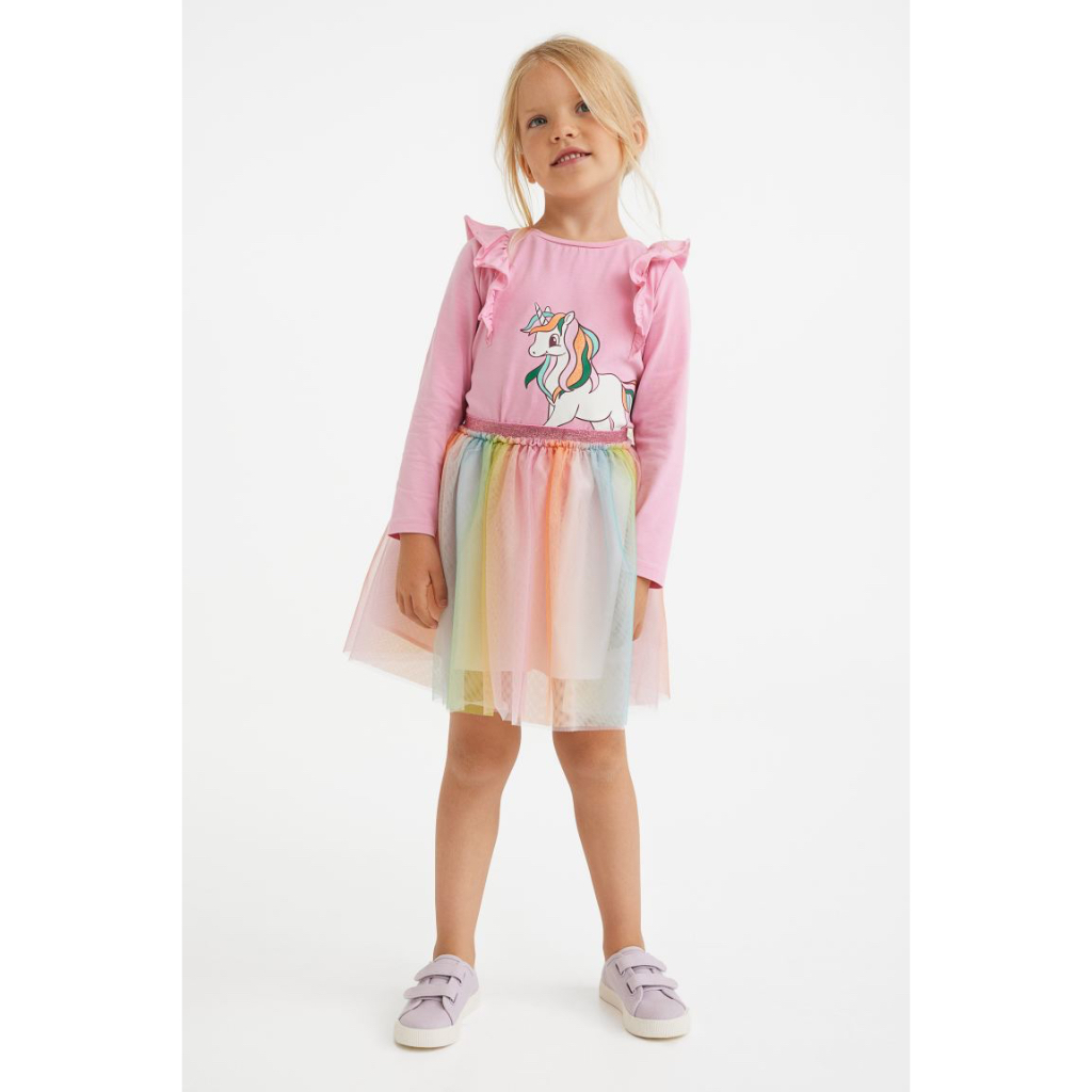 Set váy bé gái lớn, chân váy ren bồng bềnh, Hờ mờ UK săn SALE