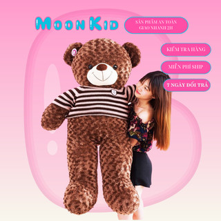 Gấu bông teddy kích thước 1m2, hàng cao cấp, teddy 1m2 - moonkid