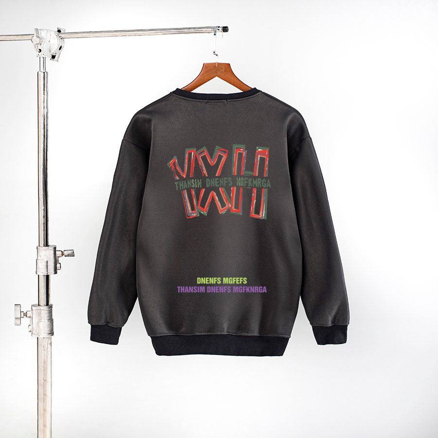 Áo dài tay trơn Nỉ Bông Unisex Monster X Street YHX Sweater Ulzzang cặp đôi nam nữ form rộng oversize Hàn Quốc