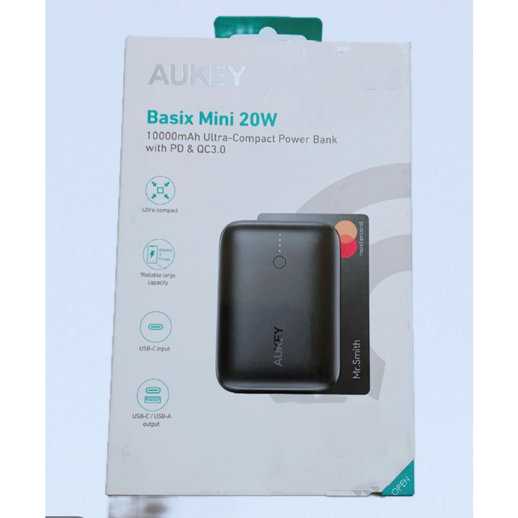 Pin sạc dự phòng Aukey PB-N83S 10.000mAh 22.5W Type-C