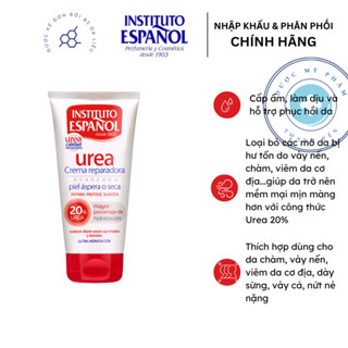 Kem dưỡng ẩm, giảm khô ngứa Instituto Espanol Urea 20% Cream Repair Dry Skin 150ml dành cho da rất khô, vảy nến, viêm da