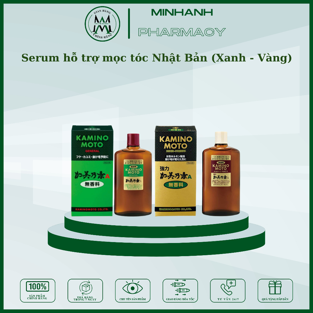 Serum Kaminomoto hỗ trợ mọc tóc của Nhật bản Giúp tóc mọc nhanh và dày hơn