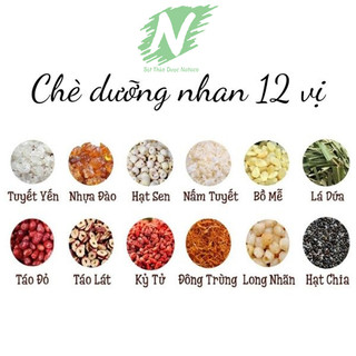 Set Chè Dưỡng Nhan 12 vị 500g