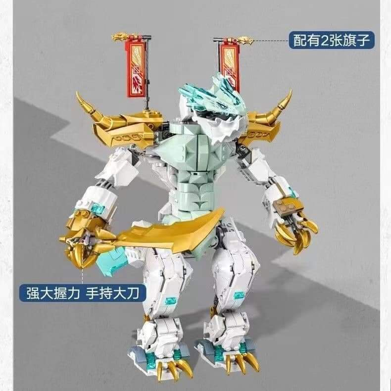 Xếp Hình le-go 71786 Ninja go Leji 7106 Rồng Chúa Của Zane 973 chi tiết