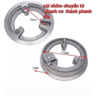 Cùi nhôm chuyển từ phanh cơ thành phanh đĩa 110mm
