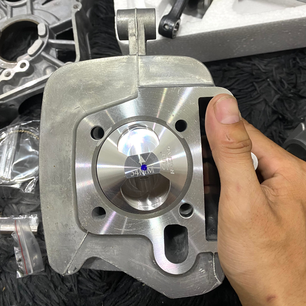 COMBO ĐẦU LÒNG WAVE ANPHA 100 S 100 RS RSX LÊN 54 56 DÊN LỚN 110 CHO WAVE S100 RS 100 RSX100