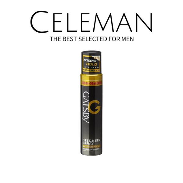 [CHÍNH HÃNG] Gôm xịt tóc GATSBY Set & Keep Spray Extreme Hold 250ml - Celeman