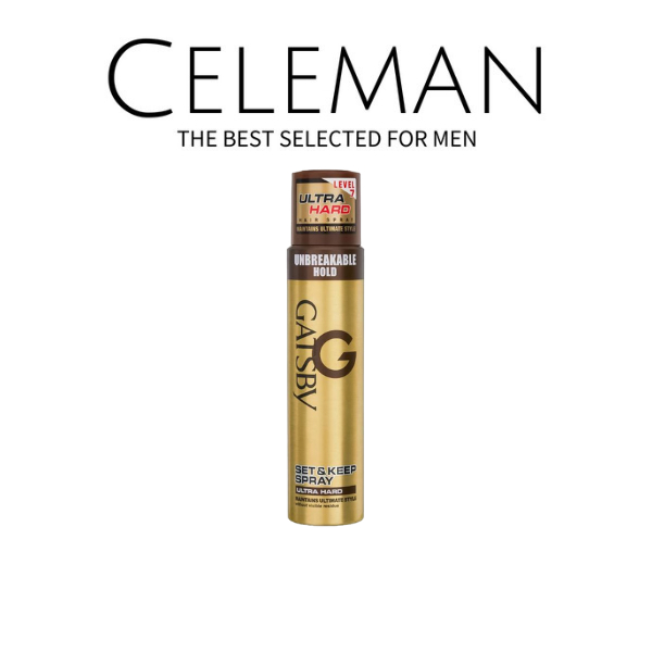 [CHINH HANG] Gôm xịt tóc Gatsby Set & Keep Spray Ultra Hard 250ml - Celeman