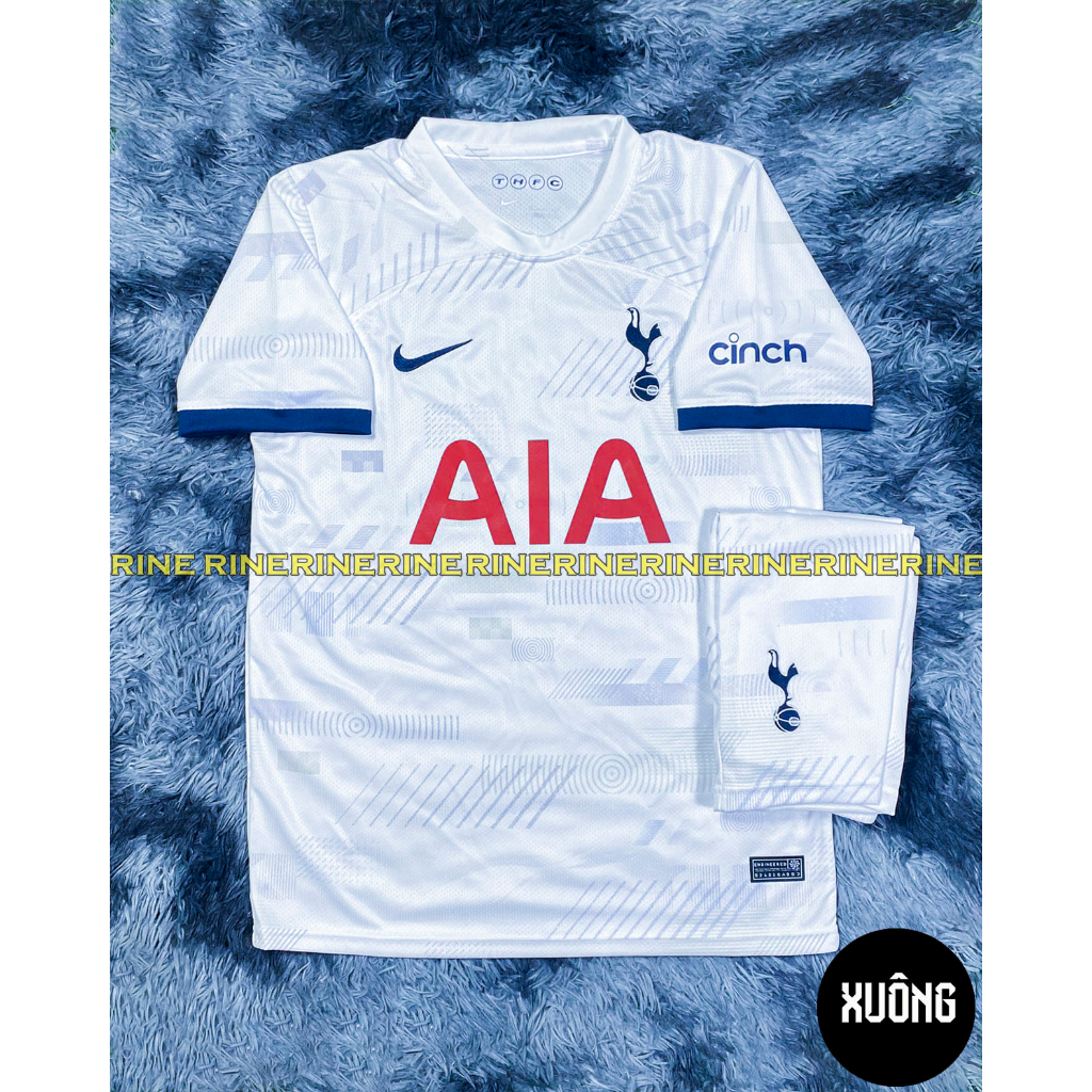 Bộ áo bóng đá Tot - tottenham trắng xanh hàng Super thailand 2024-2023 Giống thi đấu